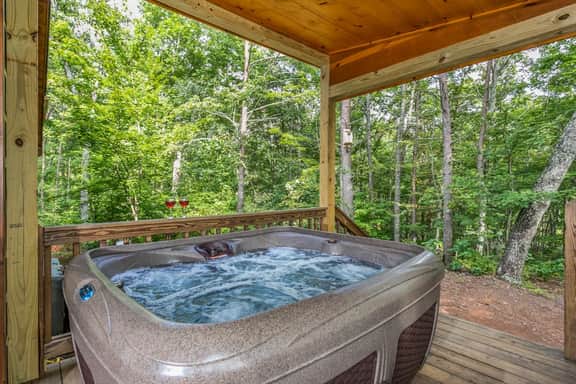 Dogwood Cabin- Hot Tub, Outdoor Fireplace, Grill - Image 2