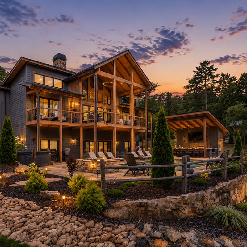Creekside Mountain Manor|Luxury|Pool|Creek Access